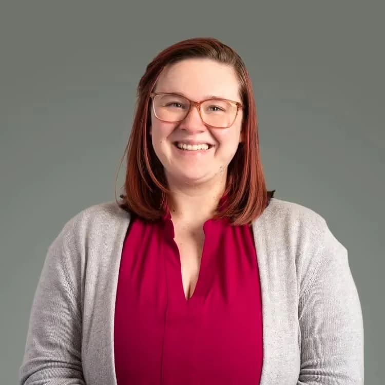 a headshot of sarah byerley