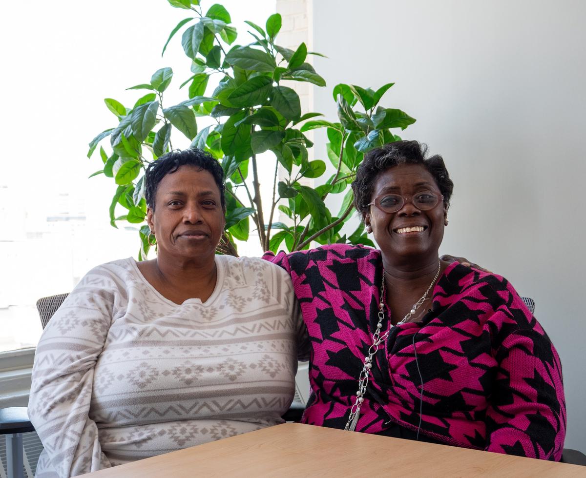 Sharon, CPS Practicum Student with Denise, Program Manager